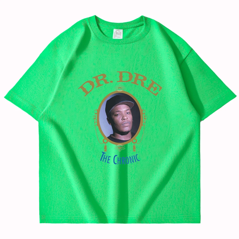 2022 Hot Sale Clothes Popular Dr Dre The Chronic T Shirt Cosplay Wear Streetwear Short Sleeve Tees Cotton Hip-pop T-shirt Men