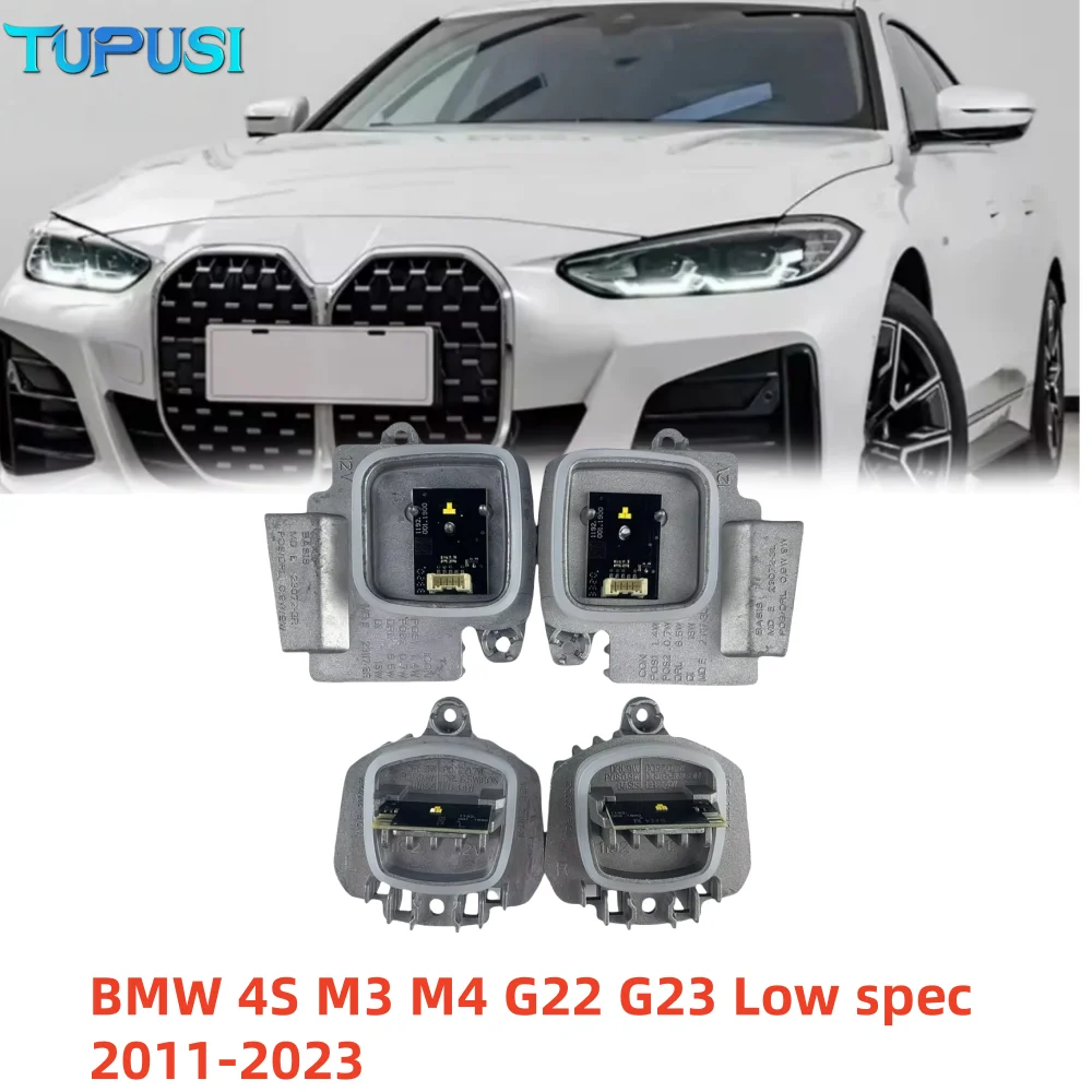White DRL LED module Angel Eyes Headlight For BMW M3 M4 4 series G80 G22 G82 G23 G26 LOW 63119851047 63119851048 9851049 9851050