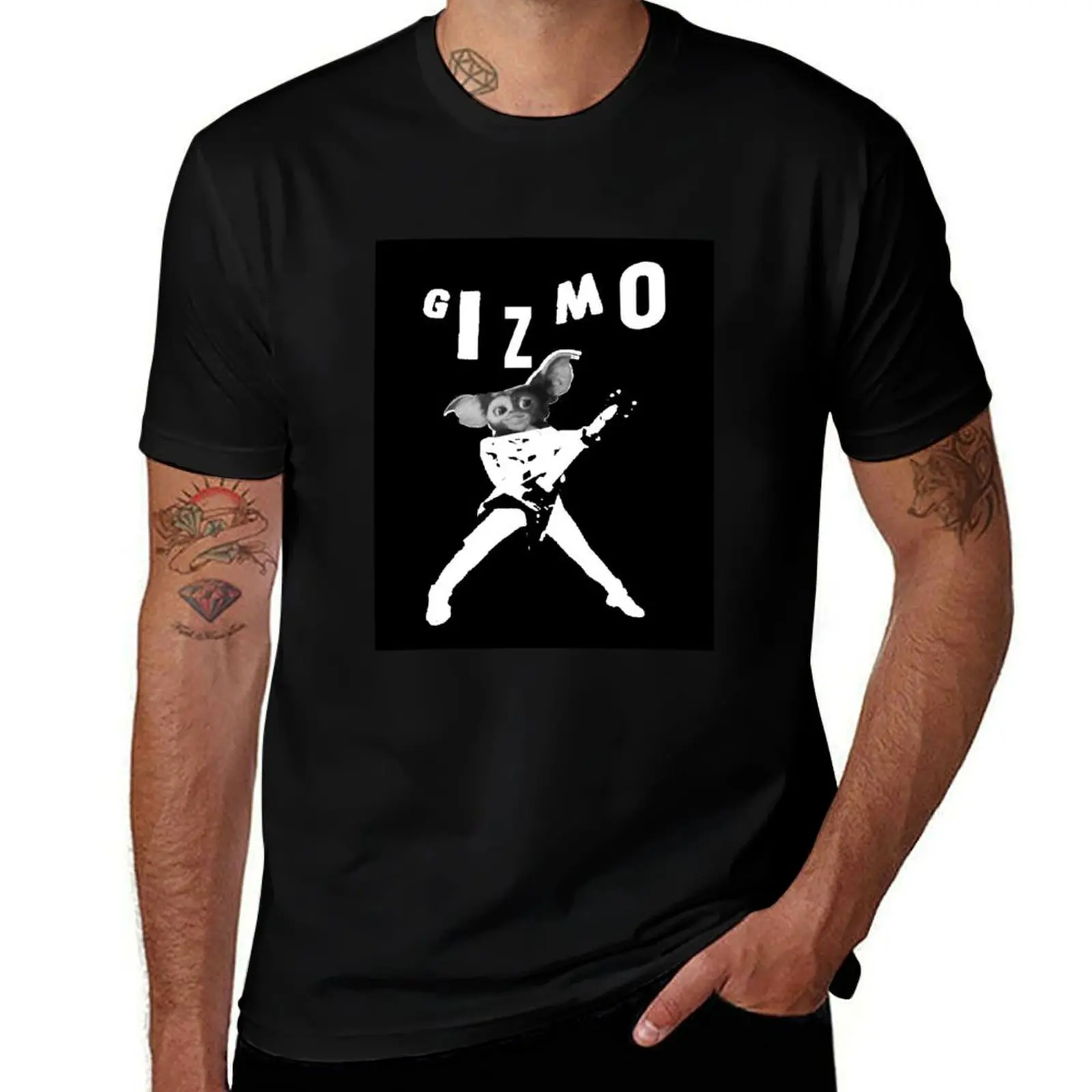 

Gizmo T-Shirt summer clothes new edition summer top anime shirts men
