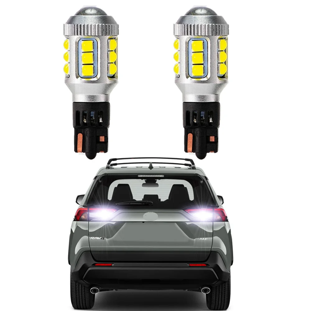 2Pcs Canbus LED Backup For Toyota RAV4 RAV 4 2004-2019 2020 2021 2022 2023 2024 LED Reverse Reversing light Bulb