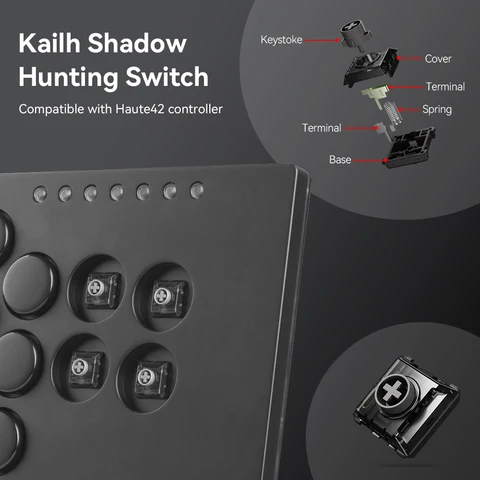Haute42 Kailh Shadow Hunting Переключатели для Hitbox — фото товара
