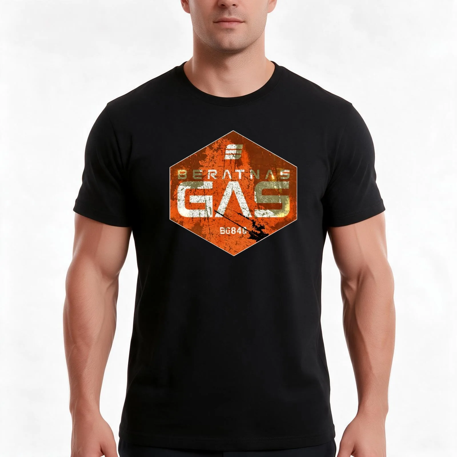 Tachi The Expanse Beratnas Gas – Expanse Tv Series T-Shirt, Summer Casual Cotton Tee, Oversized Streetwear Tops, 100% Cotton