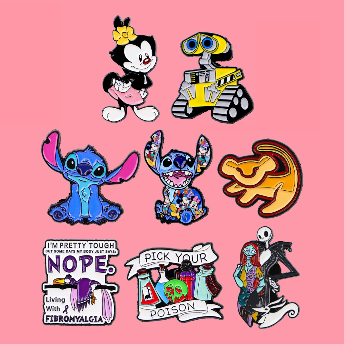 

Cute Cartoon Stitch Enamel Pins Classic Anime Brooch Lapel Pin Badge on Backpack Clothing Accessories Fashion Jewelry Gifts