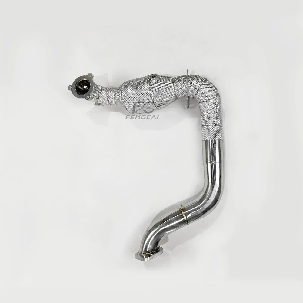 for Mercedes Benz A35 AMG 2.0T Exhaust Downpipe with Catalytic Converter Catted/Catless Exhaust-header