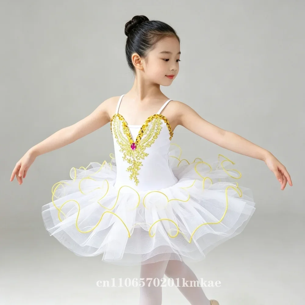 Professional Ballerina Ballet Tutu For Girls Child Adulto Dance Clothing Kids Pancake Tutu Ballet Costumes Leotards Ballet Skirt