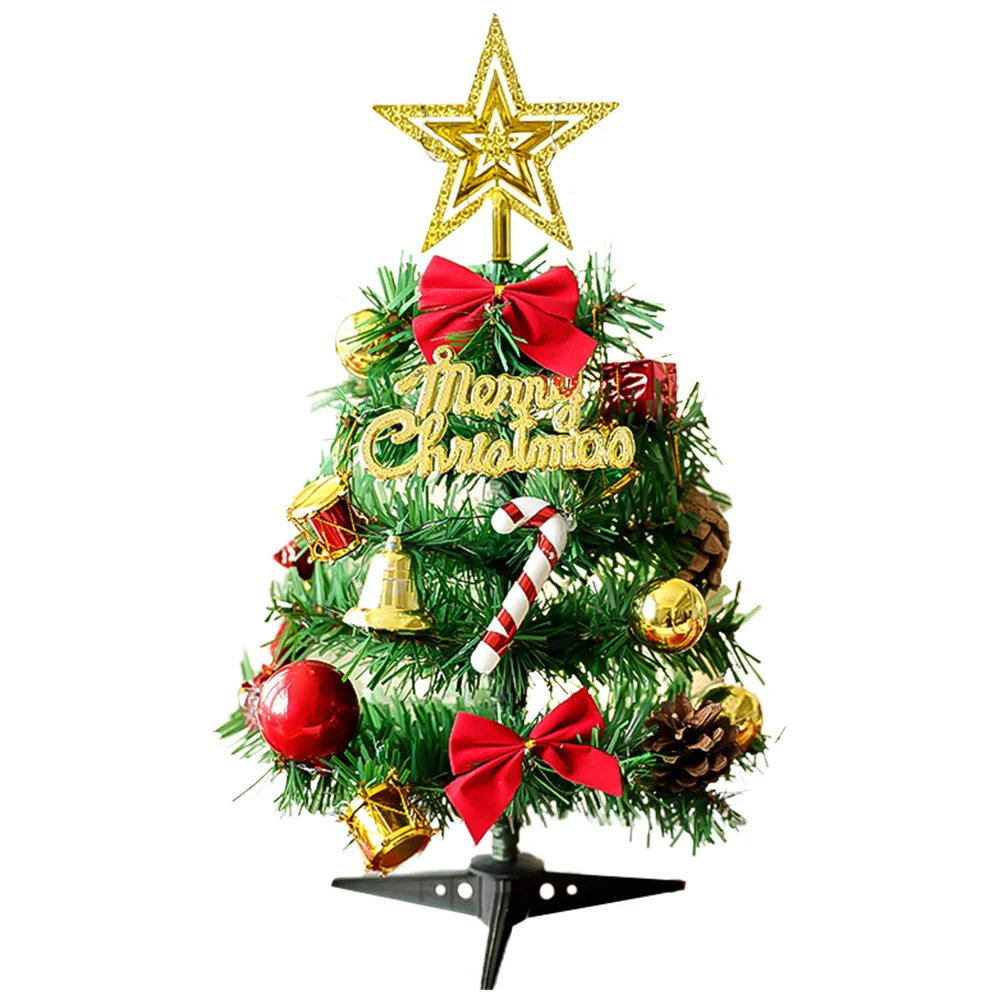 

1 set Mini Tabletop Christmas Decorations For Desk Tabletop Christmas Mini Tree Xmas Tree Desktop Holiday Decor