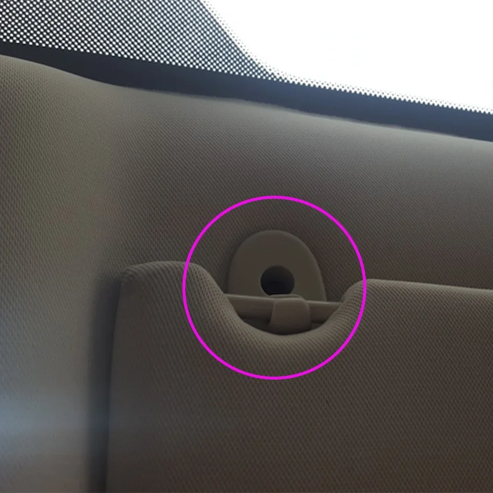 1X New For Jeep Liberty KK KJ 2005 - 2012 Jeep Cherokee Kk Kj 2005 - 2012 Dodge Nitro KA  2007 - 2012 Car Sun Visor Clip Rivet