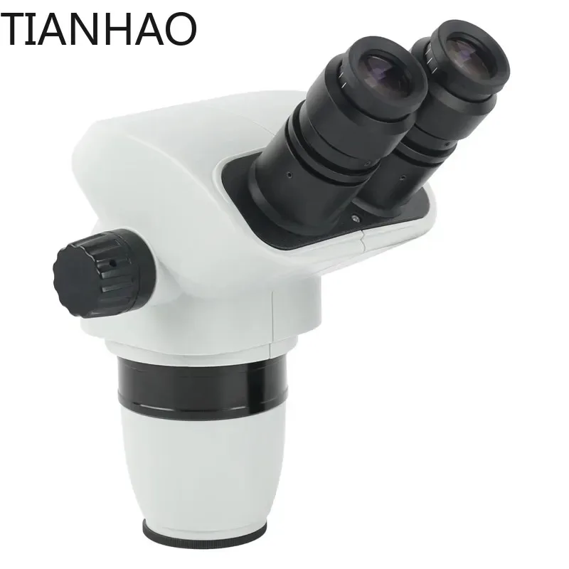 3.35X 6.7X 45X 90X Simul-Focus Parfocal Binocular Stereo Microscope Head WF10X/22mm Eyepiece for Precision Parts Assembly
