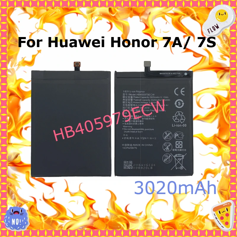 

3020mAh HB405979ECW Mobile Phone Batteries for Huawei Honor 7A/ 7S with Tools