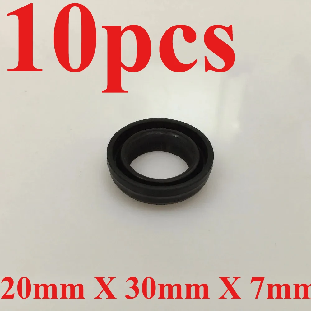 10pcs- for The Spare Tire Machine Parts Plastic Large Cylinder Rod Skeleton Dust Sealing Ring (20mm X 30mm X 7mm)