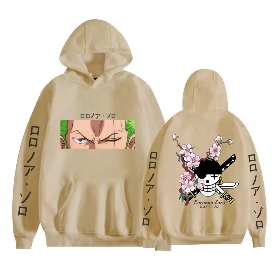 2024 One Piece printed hoodie long sleeve hoodie Spring men and women hoodie