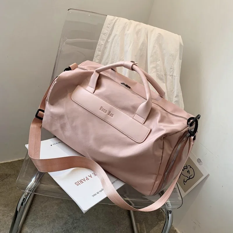 

2024 New large Capacity Portable Handbag Leisure Fitness Sports Travel Bag Korean Fashion Receive Gym Bag