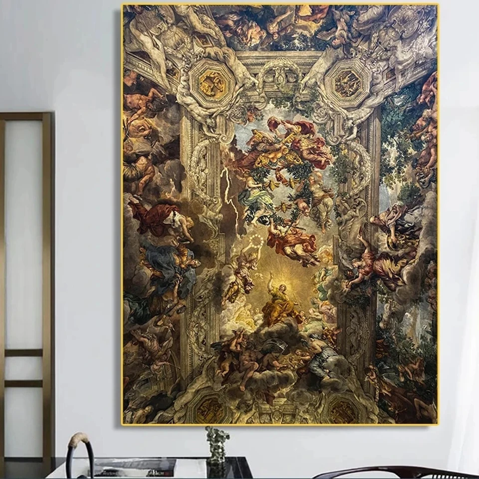 Famoso dipinto antica grecia grande cerimonia di Leonardo Vinci 5D pittura diamante fai da te strass arte ricamo decorazioni per la casa