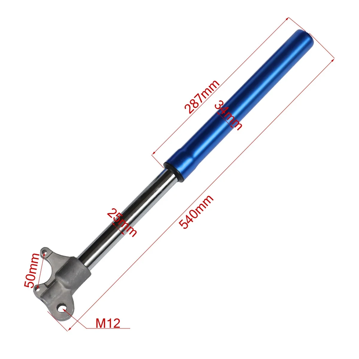 

M53K_Motorcycle Front Inverted Fork Shock Absorption for China 47cc,blue