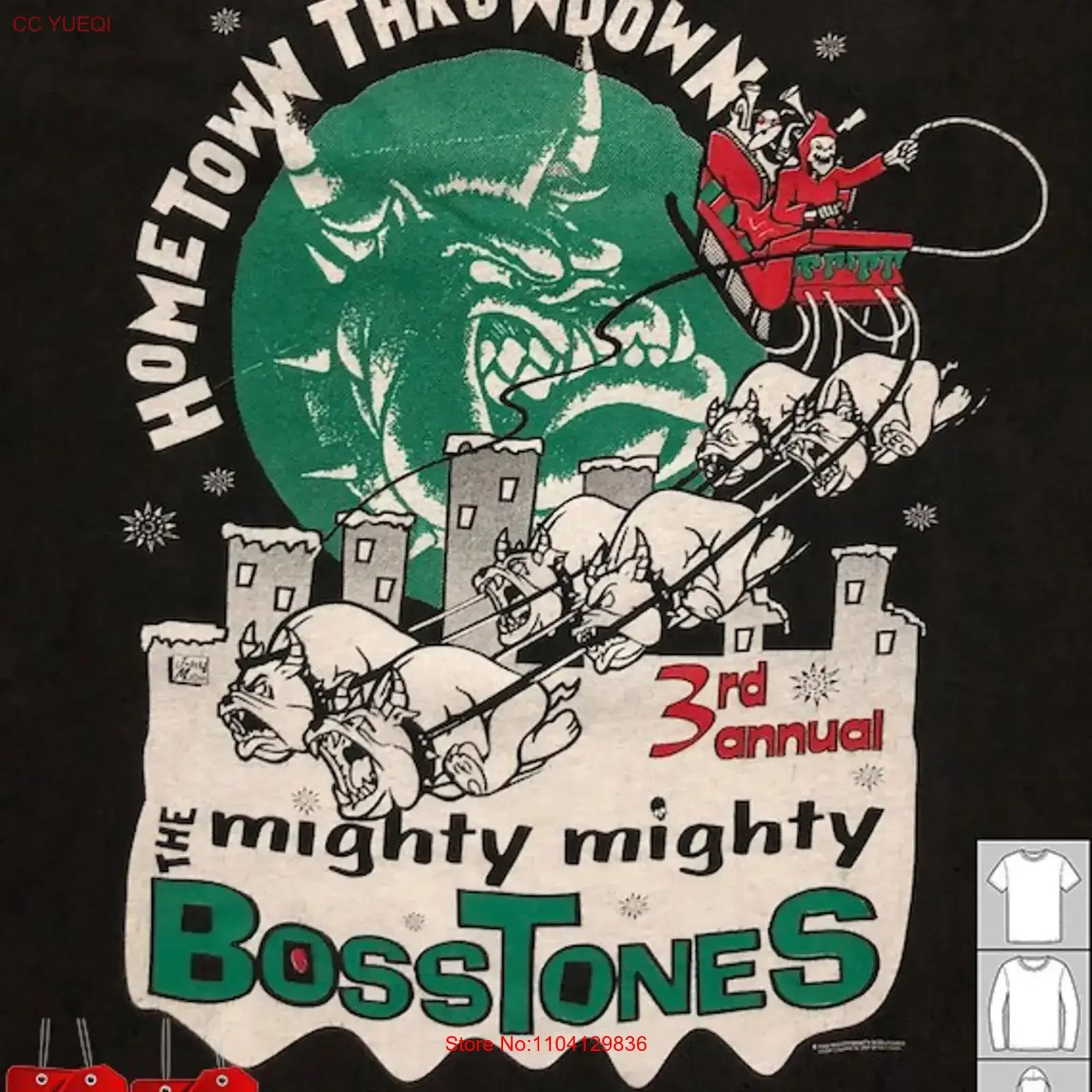 T-shirt unisexe The Mighty Bosstones pour fans, taille 5XL, NH276, vintage, lavé, extensible, respirant, légèrement doux, à la mode, nouvelle collection populaire