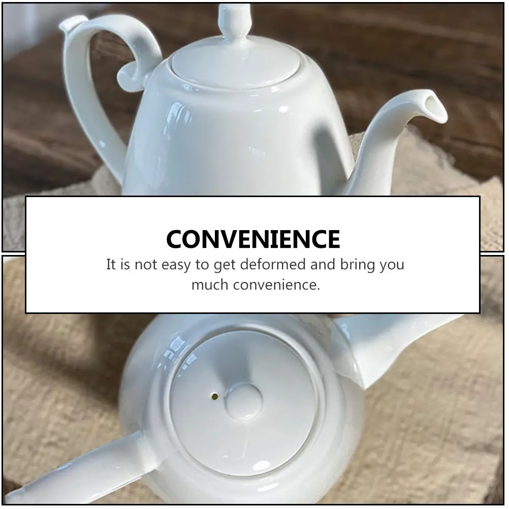 

Big Tea Kettle Ceramic European Style Handheld Teapot Delicate Heat Resistant Tea Pot for Home Office Gift Household Use