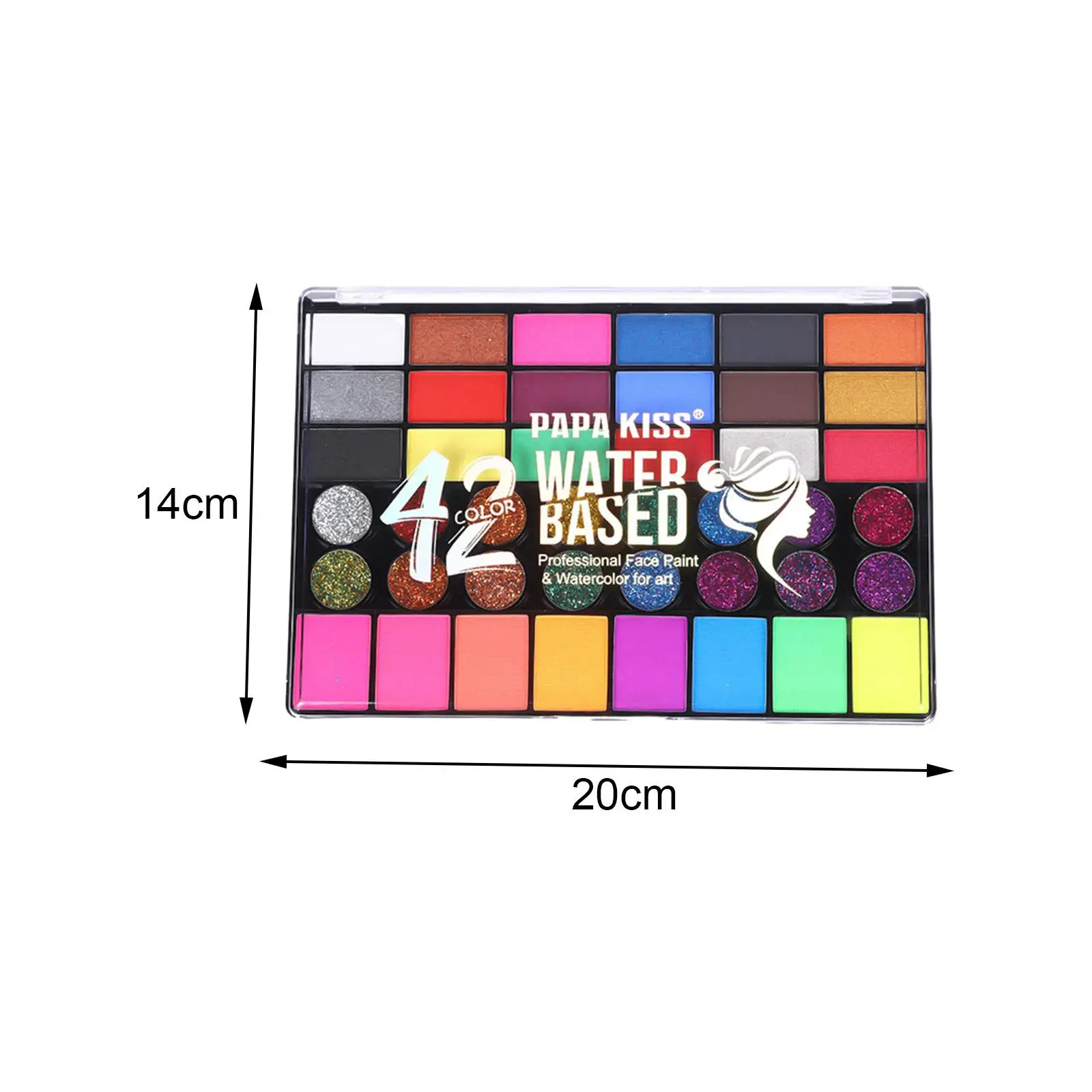 Palette de peinture pour le visage et le corps, maquillage de scène, Halloween Owpat