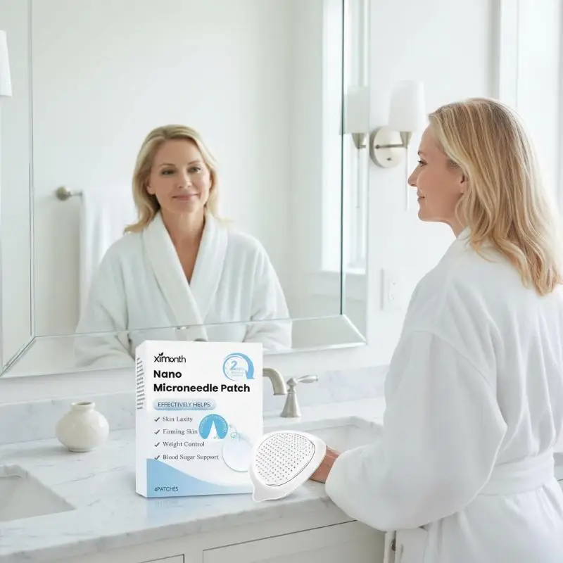Nano Microneedle Patch Reduce Fat Control Weight Blood Sugar Firm Skin Make Skin Softer Brighter Smoother Skin Friendly