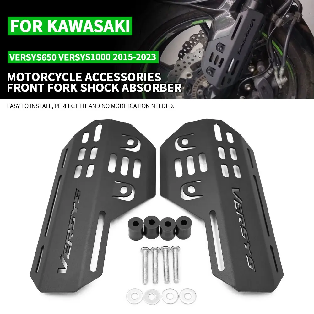 For Kawasaki Versys 650 1000 1000SE KLE650 KLE VERSYS650 2015 - 2023 Accessories Front Fork Shock Absorber Guard Protector Cove
