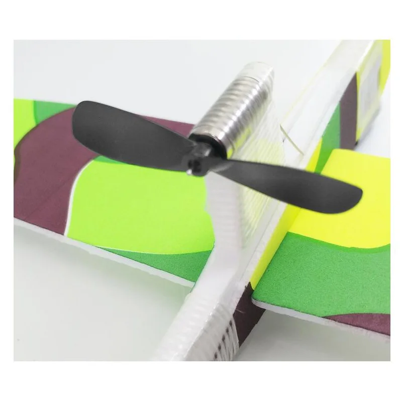 10pcs/lot 46mm Propellers Aircraft Model Accessories Blade for 614 / 715 Motor for Hand Throwing Capacitance Aircraft toys