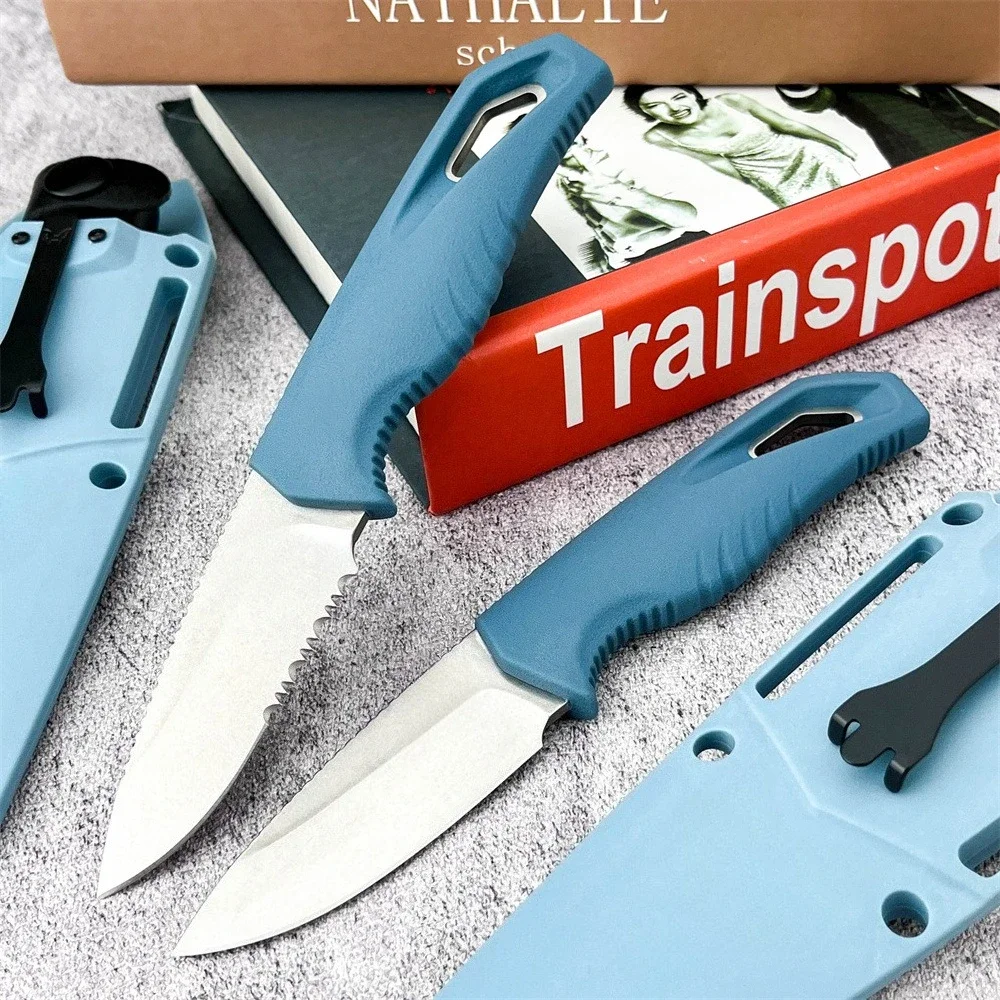 TOP Feststehendes Messer mit 2,55 Zoll D2-Klinge, Nylonfasergriff und Scheide – Praktisches EDC-Gear für Camping und Outdoor-Abenteuer – Detail 2