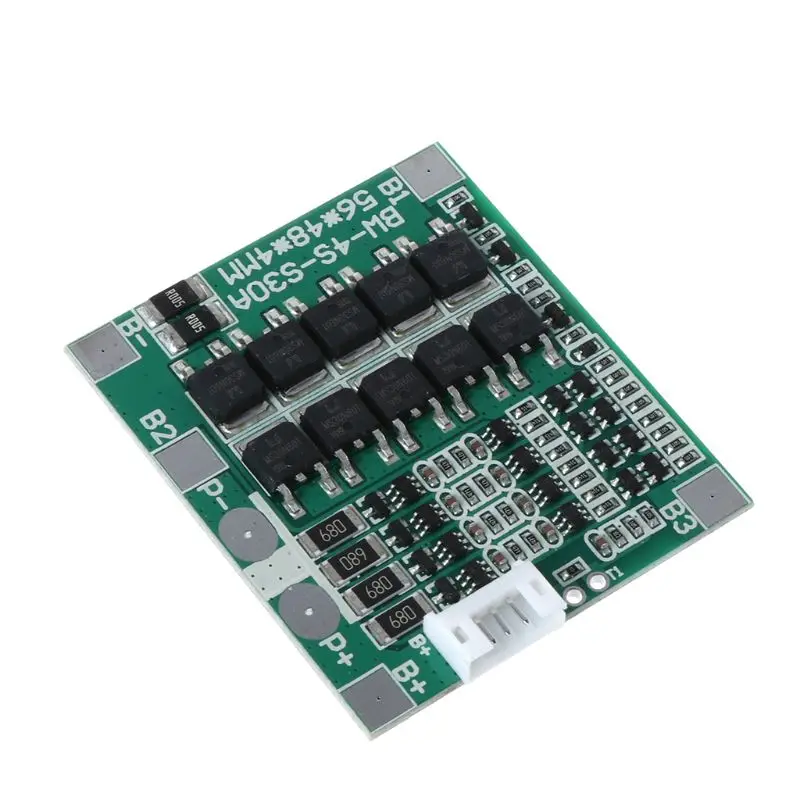 4S 30A 12.8V w/التوازن 3.2V LiFePo4 الحياة 18650 بطارية BMS حماية لوحة دارات مطبوعة انخفاض الشحن