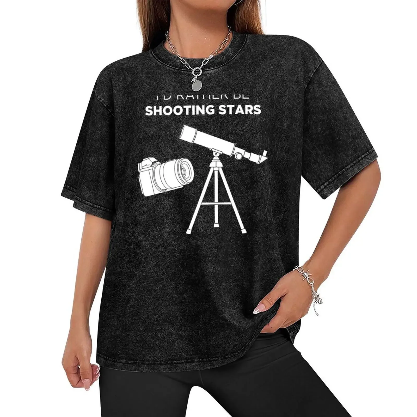 Shooting Stars Photographer Astrophotography design T-Shirt graphic tee shirt customs oversized t shirts for men