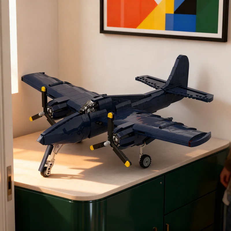 

994pcs MOC 1 35 Scale F7F 3 Tigercat Creator Expert Model Building Blocks Architecture Toys Christmas Gifts Education Kids DIY