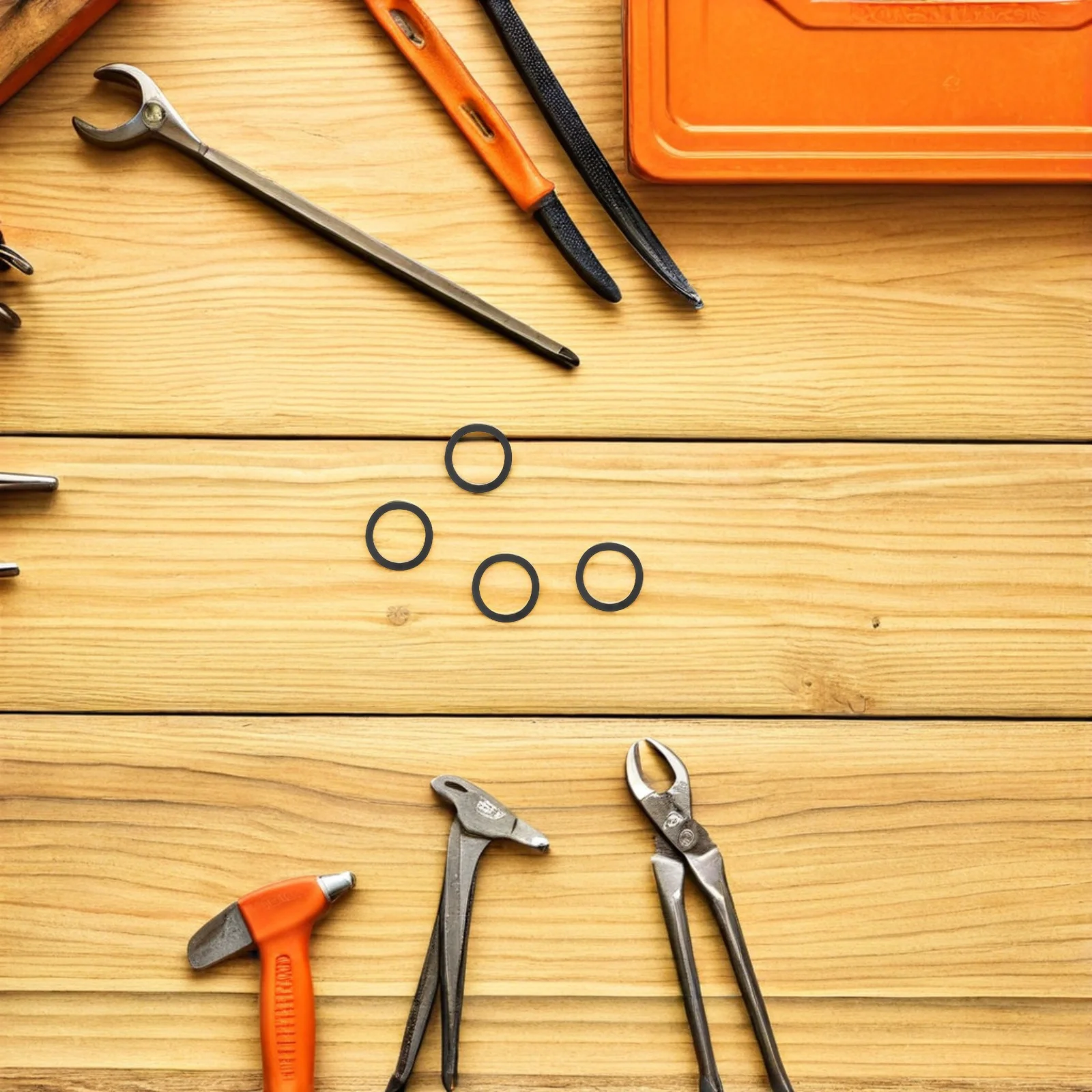 

300pcs Precision Spring Washers 16Mm Inner Diameter Black Steel Wavy Washer For Screw Bolts Motor Bearings Electrical Repairs