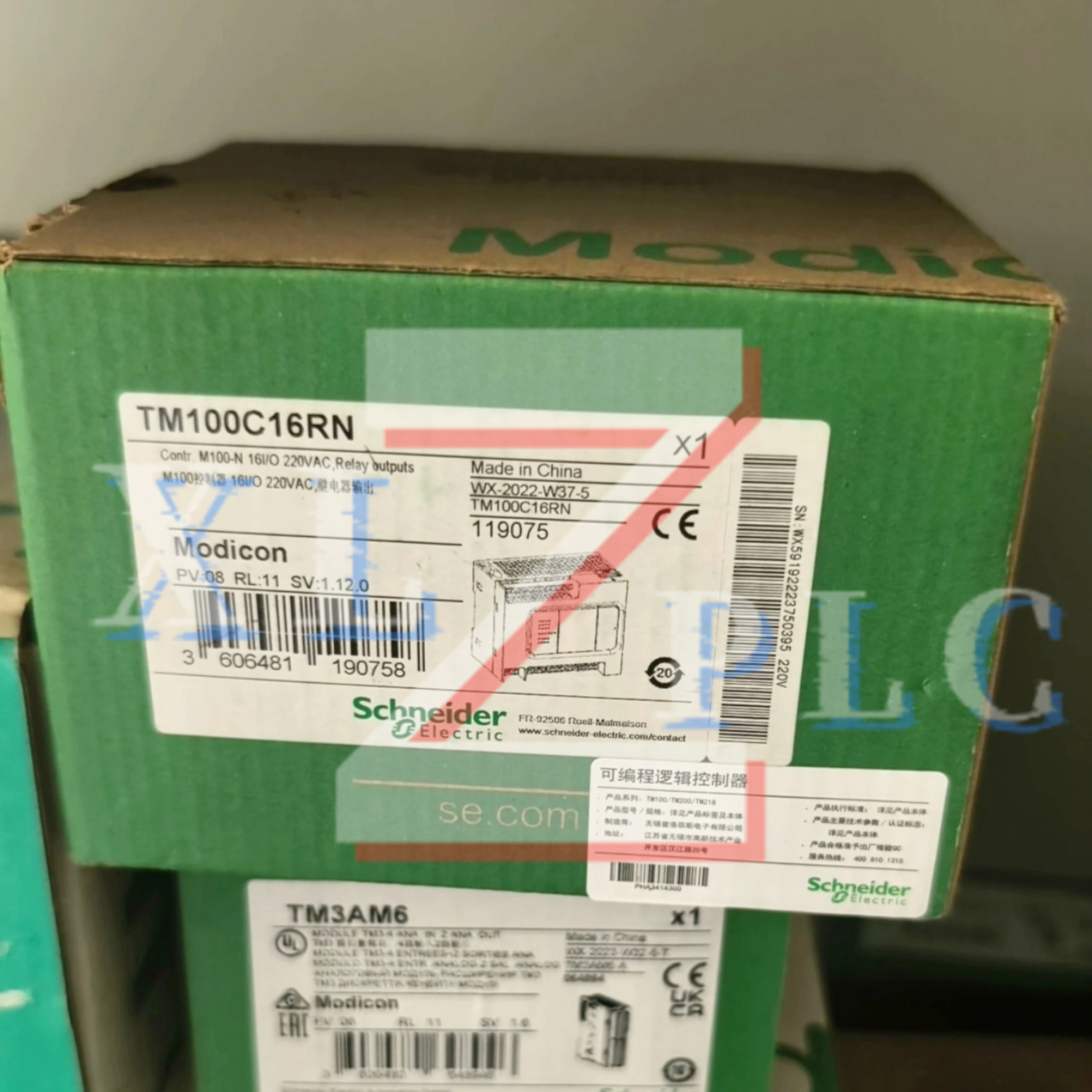 New Original PLC Controller TM100C16RN TM100C24RN TM100C32RN TM100C40RN TM200C16R TM200C16T TM200C16U for Industrial Automation