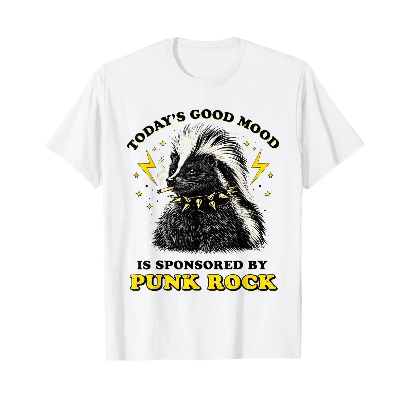 Gute Laune von Heute Hardcore Skunk Mohawk Music Punk Rock T Shirt vintage Washed Unisex Comfortable Slightly