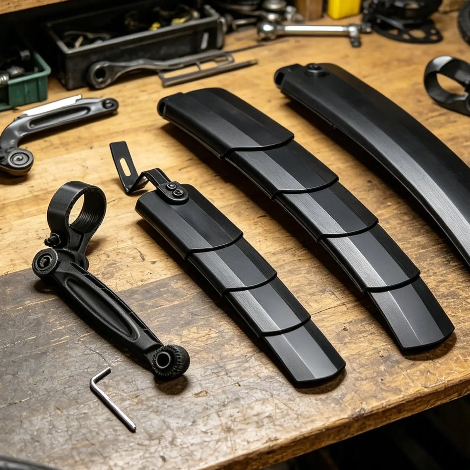 

Велосипедные телескопические передние и задние брызговики для скутеров, выдвижные защитные щитки для велосипедов для путешествий, поездок по горным трассам и дорожным поездкам