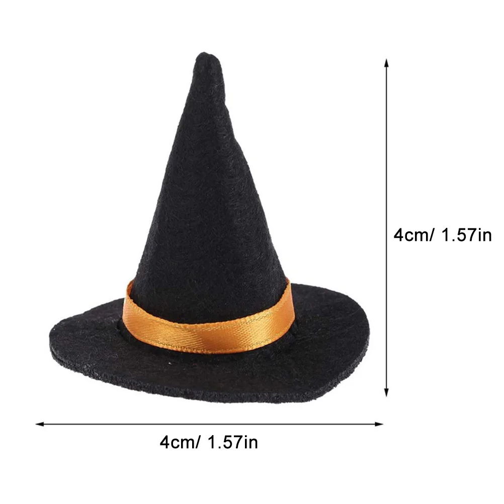 

8 шт., шляпа ведьмы, декоративные крошечные шапки для Хэллоуина, детская фотография, домашние животные, сделай сам, многофункциональный мини-аксессуар