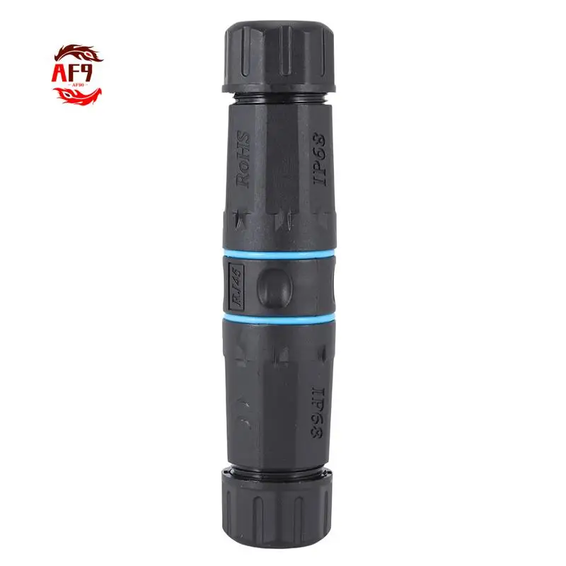 

AF90-5 Pcs RJ45 Connectors IP68 Waterproof Shielded (STP) Cat6 Ethernet LAN Cable Connector