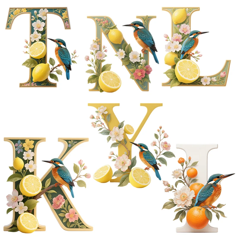 Three Ratels CAB110 Vivid lemon blossom branch letter art stickers for home decoration Celebration decals Motorcycle car decals
