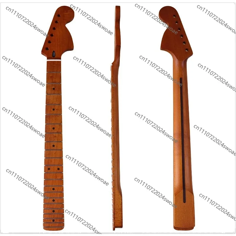 Electric Guitar Grilled Maple Neck Cow Bone Pillow Peach Pipe Handle Guitar Instrument