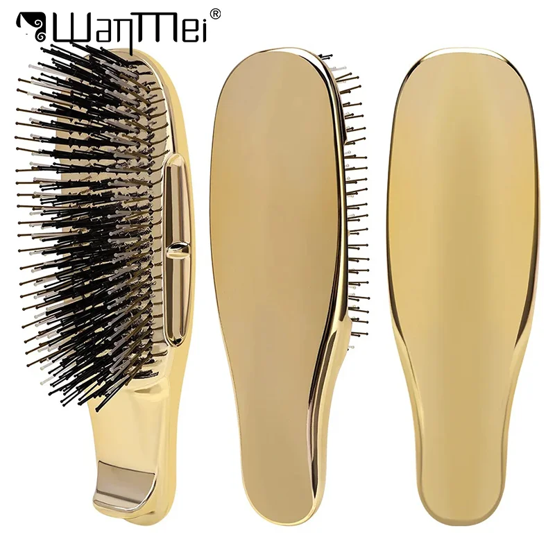 1 stücke Massage Haarbürste Gehobenen Galvani Tragbare Weiche Haar Pinsel Professionelle Knoten Glatte Schönheit Styling Werkzeuge