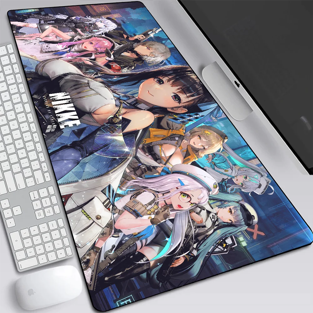 Goddess of Victory Nikke Large Gaming Mouse Pad Computer Laptop Mousepad XXL Office Keyboard Pad Desk Mat PC Gamer Mouse Mat