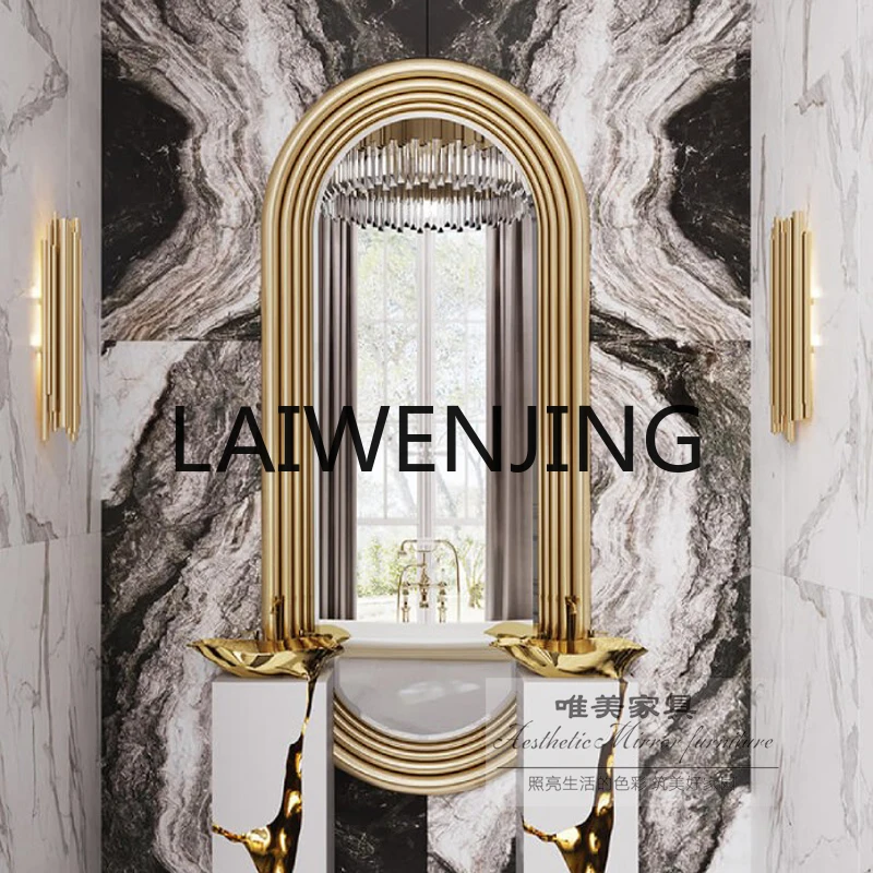 Picture 5: YS6Modern Simple Full Body Home Bedroom Decorative Mirror Fitting Wall Mirror Bathroom