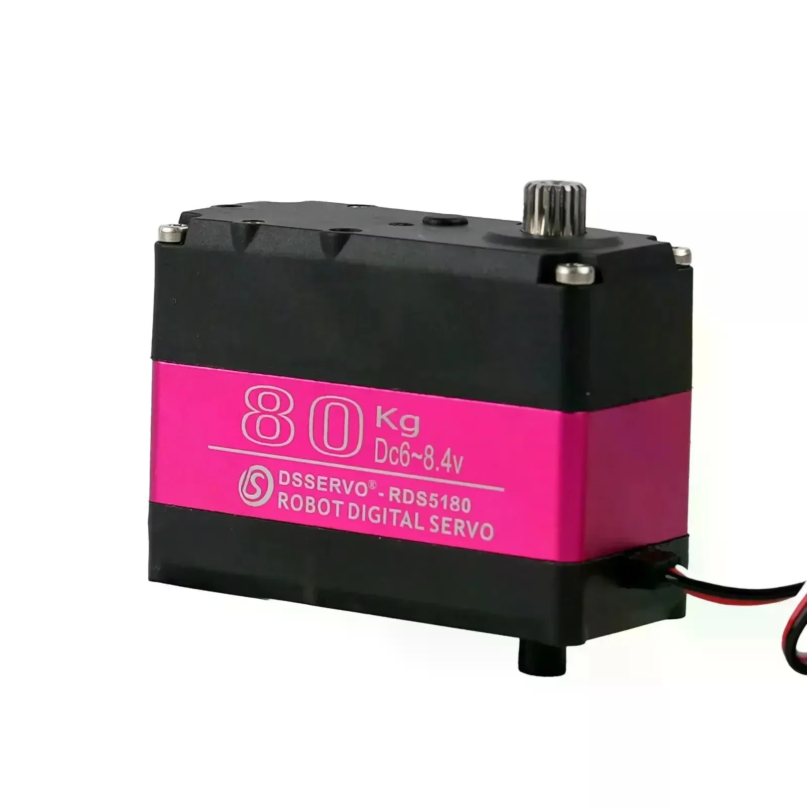 RDS5180 80KG High Torque Digital Servo with Metal Gears, Dual Shaft, 7.4V, Suitable for 1/5 RC Cars/Robots