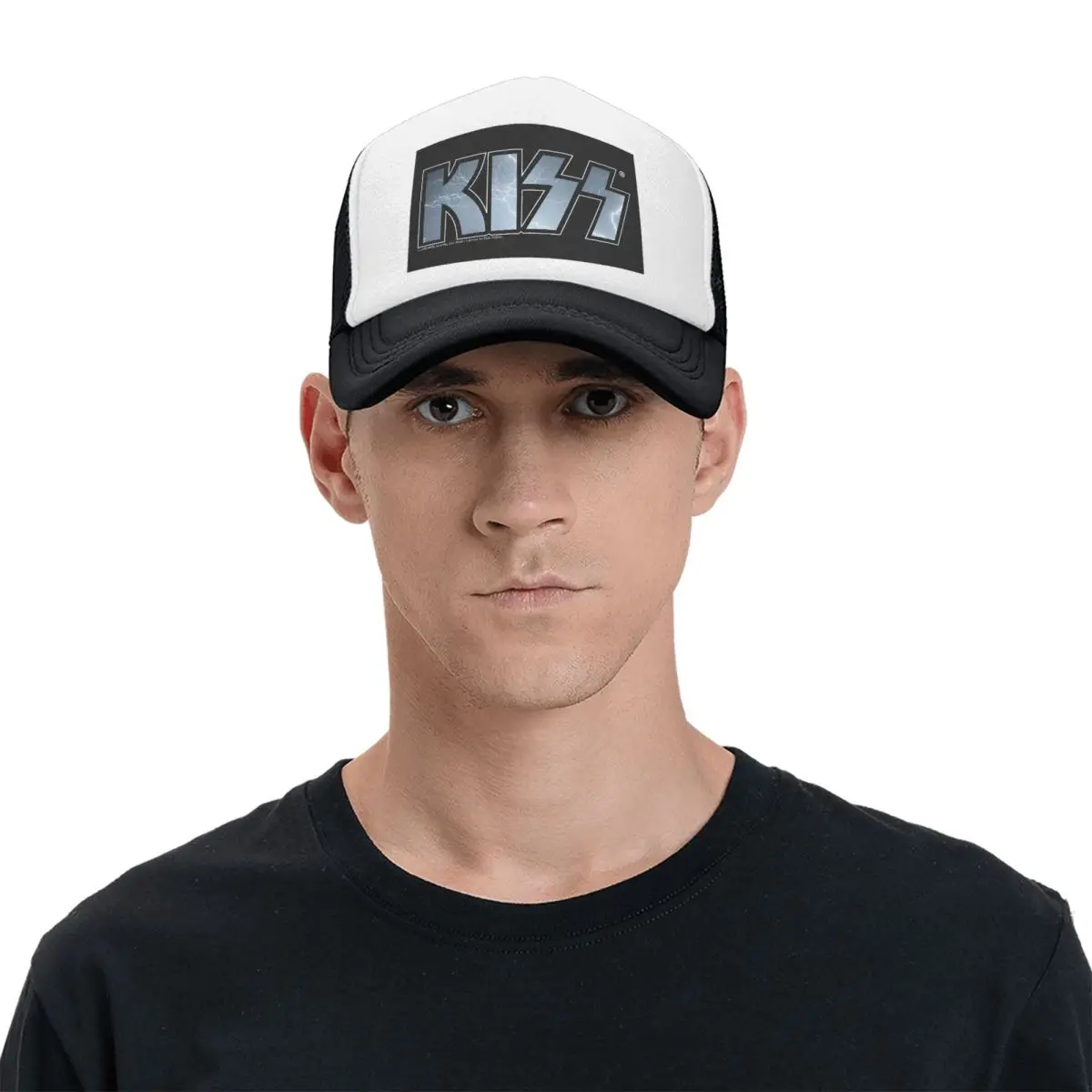 Kiss Rock Band Retor Cap Fashion Mesh Baseball Caps Adjustable Hat Hip Hop Summer Unisex Baseball Hats