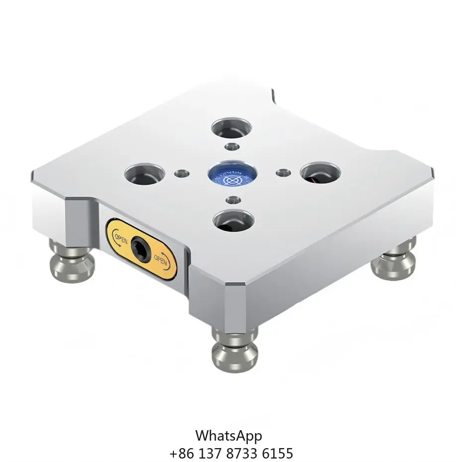Manual Clamping Base System, 52mm Precision Plate For CNC Machining Workholding