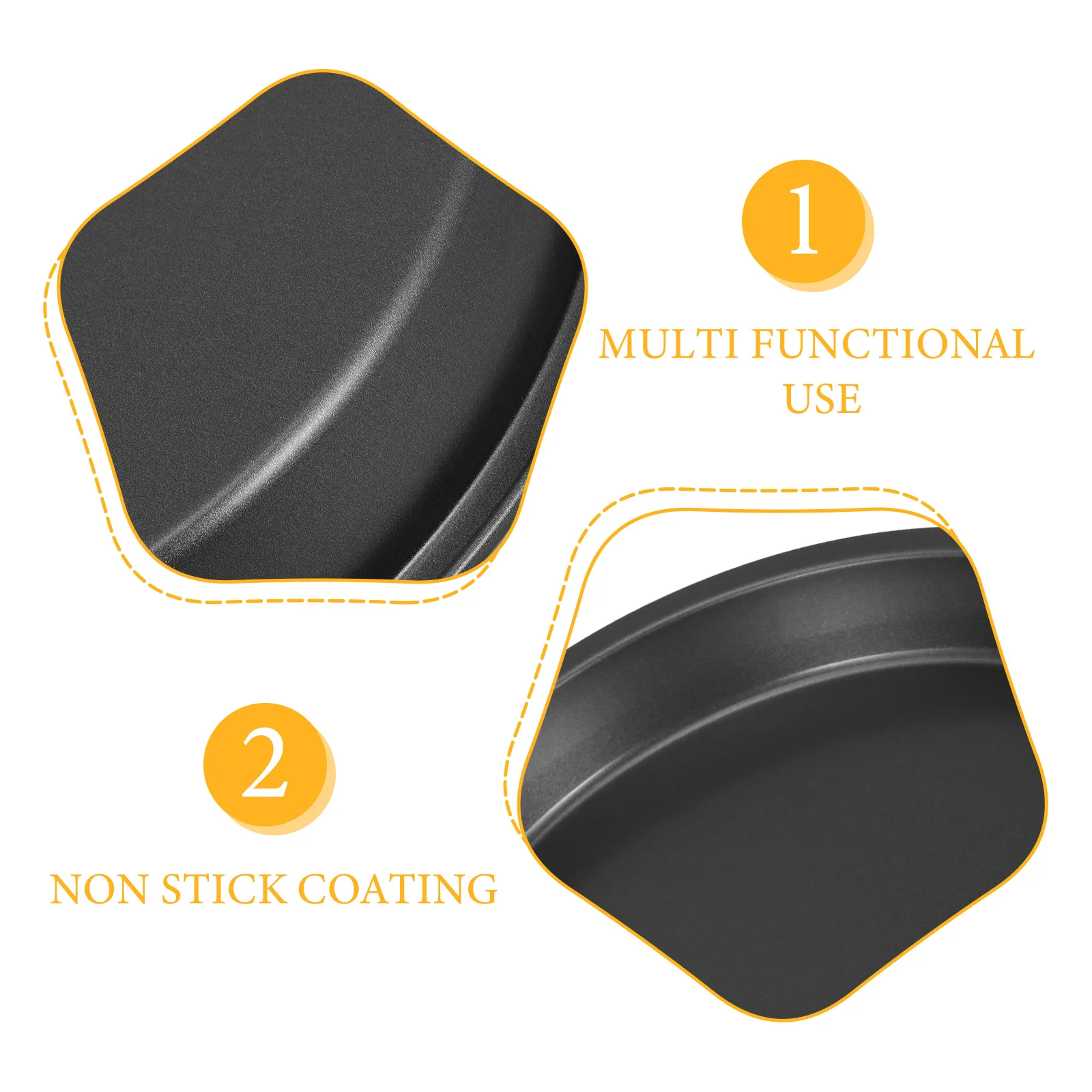 

Round Cake Pan 9 Inch Stainless Steel Non-Stick Baking Tray For Oven Kitchen Baking Tool Metal Pizza Pan