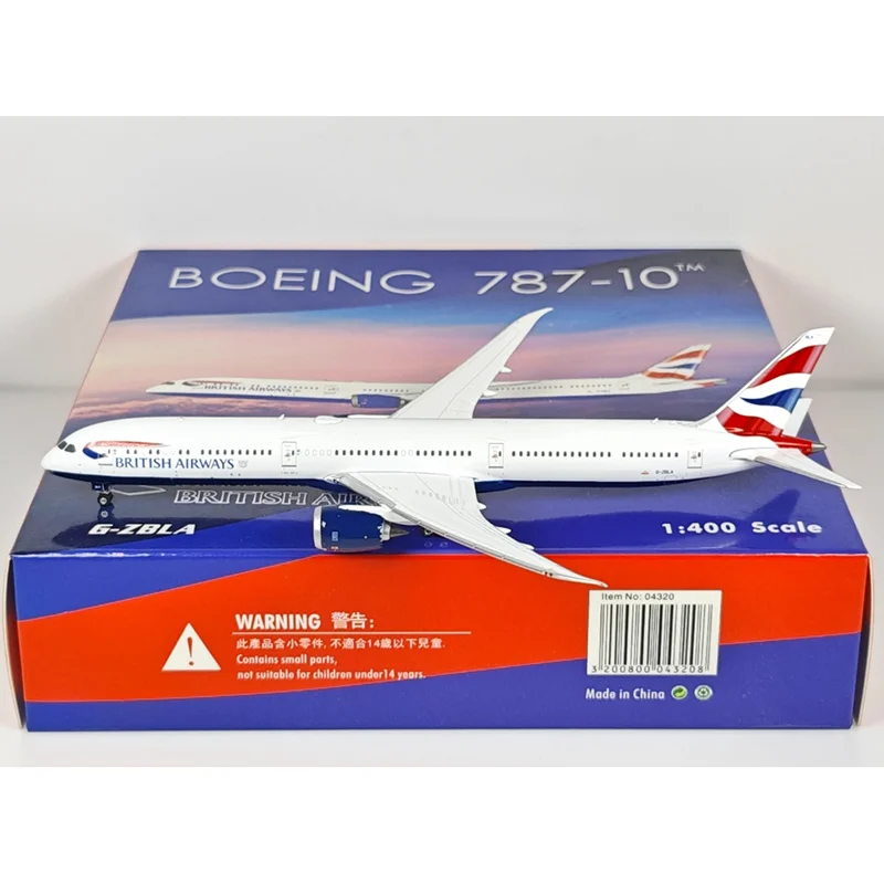 

Phoenix Diecast 1/400 Scale British Airways B787-10 G-ZBLA Alloy Aircraft Model Collection Decorative Ornaments Toys