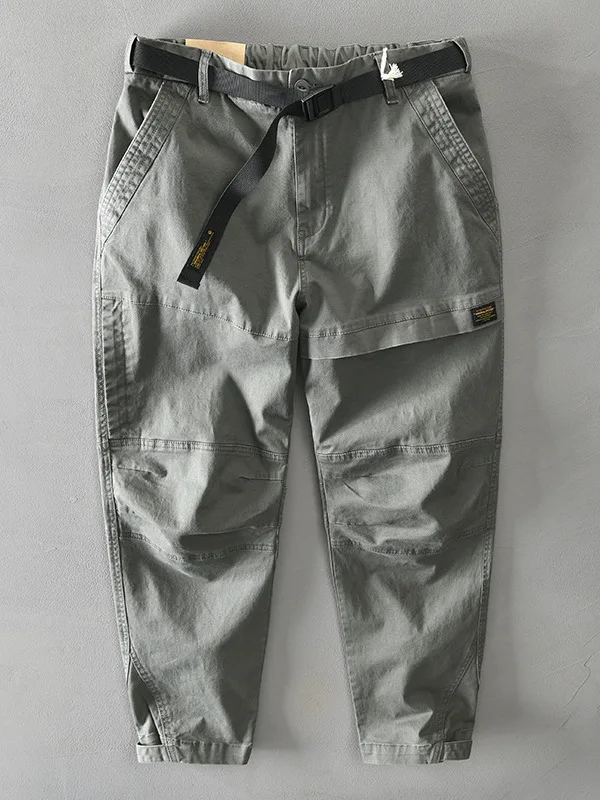 

Мужские повседневные рабочие брюки-карго свободного кроя для весны и лета, тактические, широкие, черные, дышащие, в американском стиле, модные, брендовые