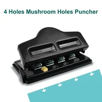 Fromthenon-perforadora de agujeros de setas, 4 agujeros, A4, A5, A6, A7, cuaderno de hojas sueltas, planificador, diario, herramienta de perforación, suministros de papelería de oficina