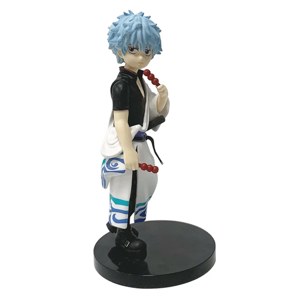 Nuovo In magazzino 14 CENTIMETRI Anime Gintama Figura Sakata Gintoki Katsura Kotarou Modello di Animazione Giocattoli Regali Collezione Decorazione Ornamenti