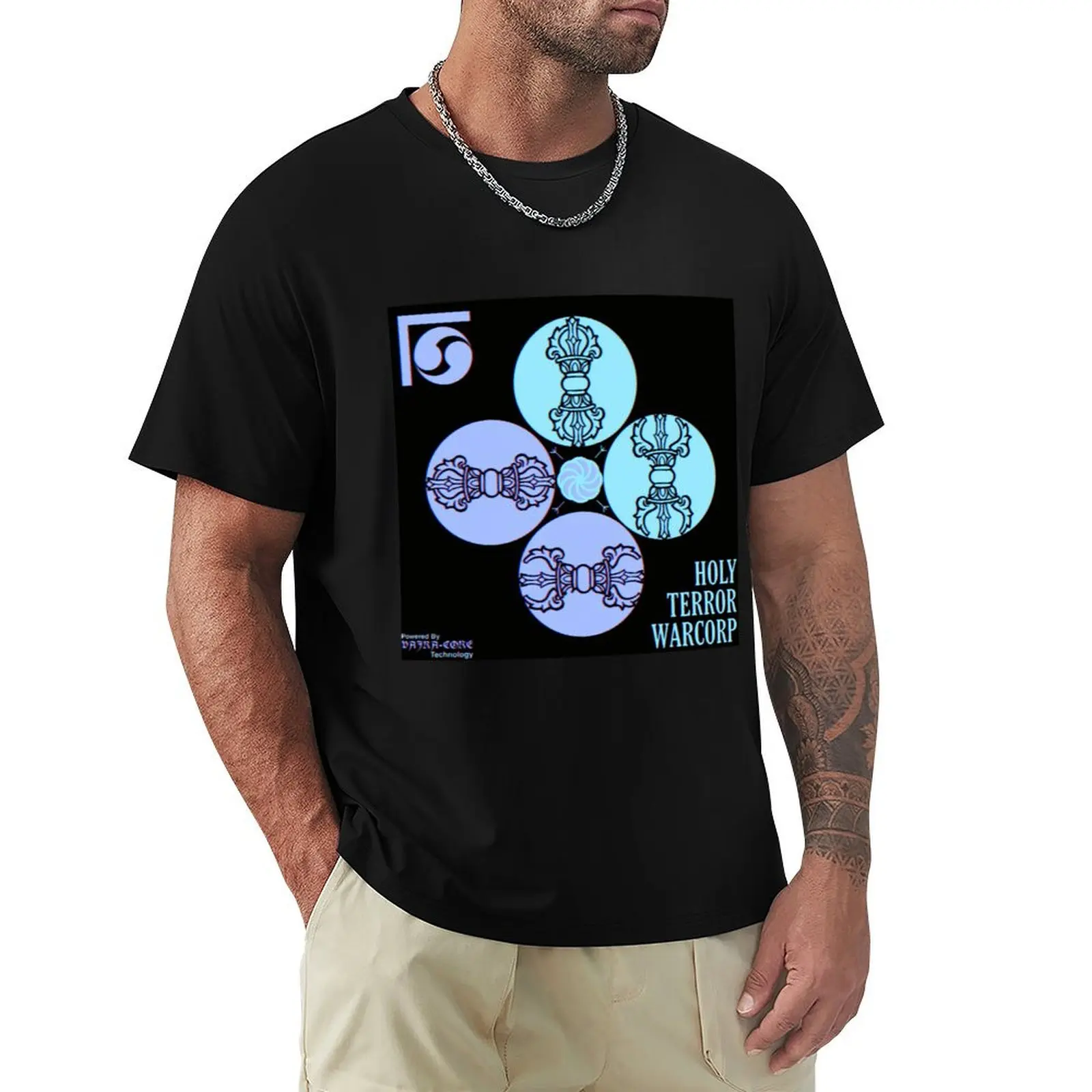Vajra-Core Technology T-Shirt Plus Size Basic Cotton T-Shirt