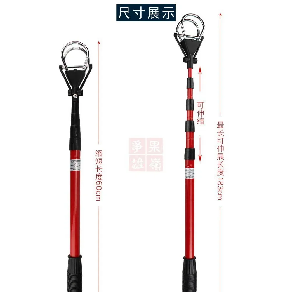 Golf course Easy ball picker Nearly 2 meters telescopic course picking up clubs golf training AIDS