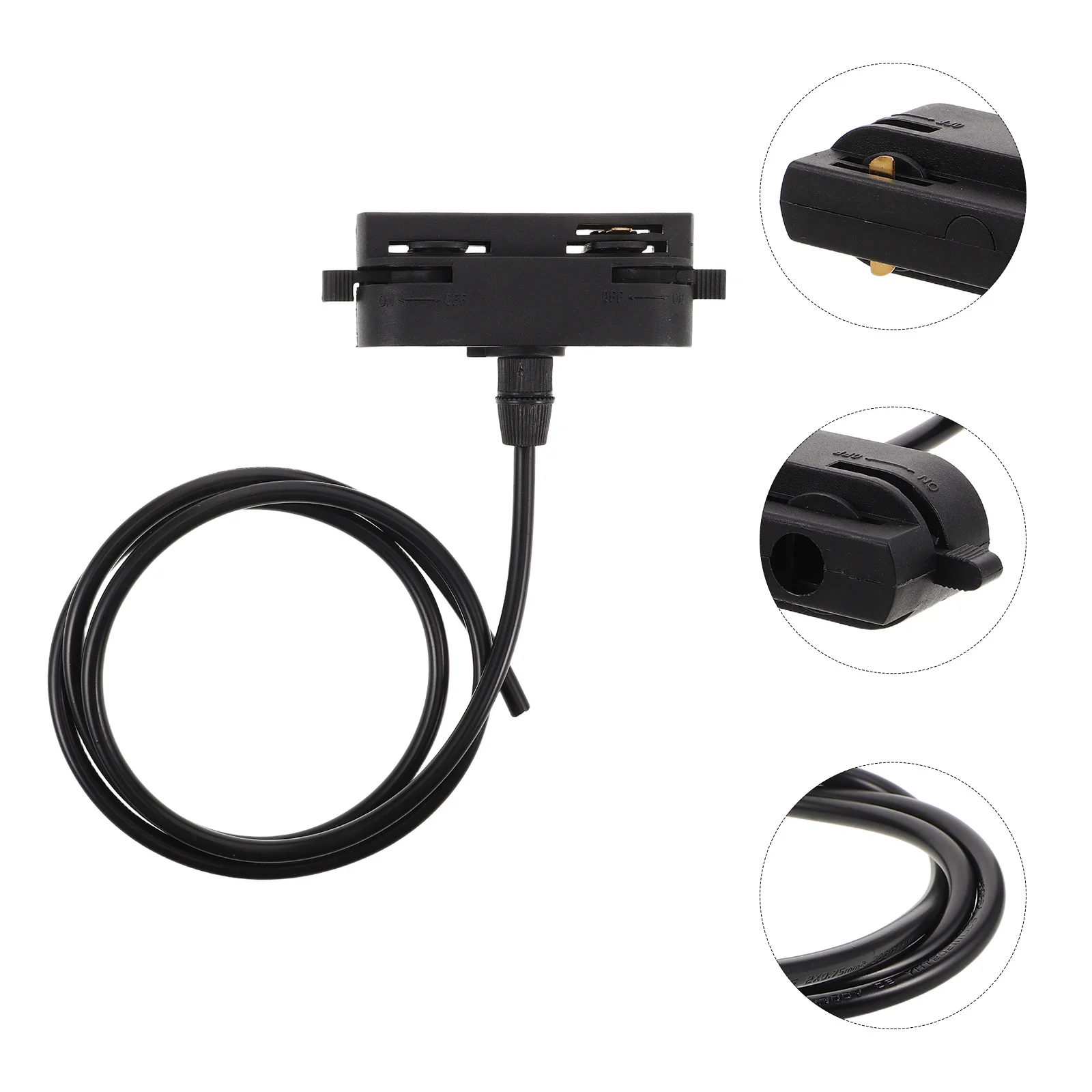 

Track Lighting Replacement Head LED Track Light Base Connector Accessories Indoor Ceiling Window Displays Modern Adjustable Rail